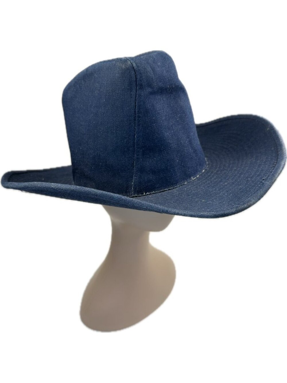 The Duke Collection Blue Denim Jean Western Cowboy Hat Vintage Medium 7 1/8